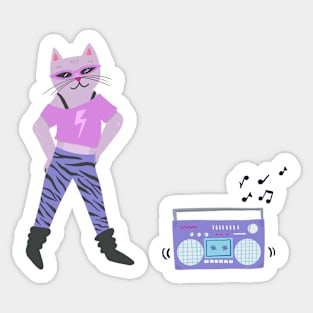 Disco Cat Sticker